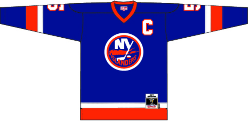 Mitchell & Ness Denis Potvin New York Islanders 1982 Blue Dark Jersey