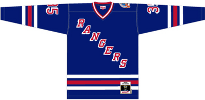 Mitchell & Ness Mike Richter New York Rangers 1993 Royal Dark Jersey