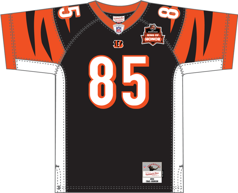 Mitchell & Ness Chad Johnson Chad Johnson Cincinnati Bengals 2004 Black Jersey