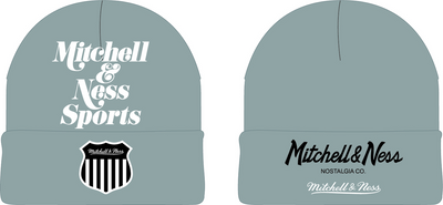 Mitchell & Ness Grey Origins Knit Hat