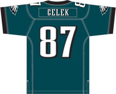 Mitchell & Ness Brent Celek Philadelphia Eagles 2009 Jade Replica Jersey