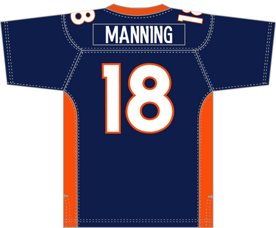 Mitchell & Ness Peyton Manning Denver Broncos 2015 Navy Replica Jersey