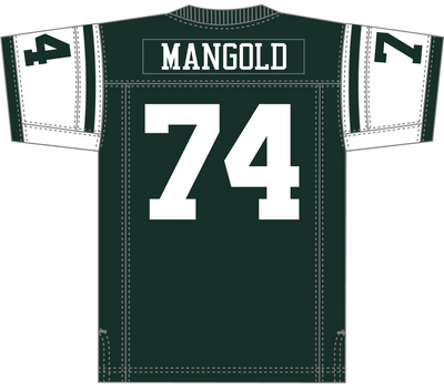 Mitchell & Ness Nick Mangold New York Jets 2006 Hunter Green Dark Jersey
