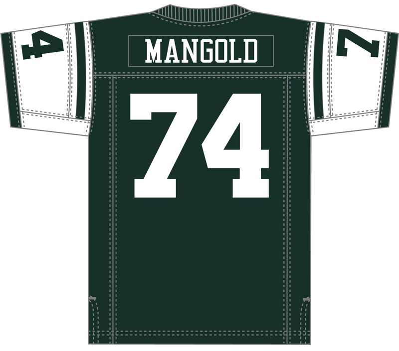 Mitchell & Ness Nick Mangold New York Jets 2006 Hunter Green Dark Jersey