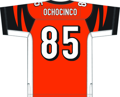 Mitchell & Ness Chad Ochocinco Cincinnati Bengals 2009 Orange Alternate Jersey