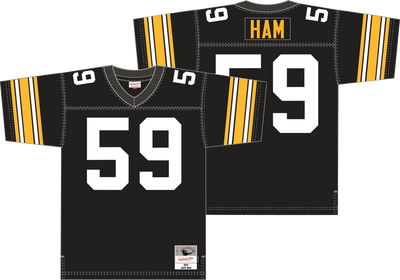 Mitchell & Ness Jack Ham Pittsburgh Steelers 1976 Black Dark Jersey