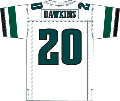 Mitchell & Ness Brian Dawkins Philadelphia Eagles 1996 White Jersey