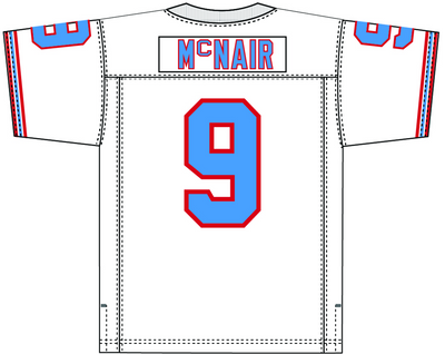 Mitchell & Ness Steve McNair Tennessee Oilers 1998 White Jersey