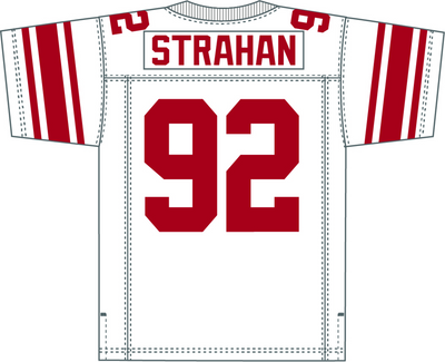 Mitchell & Ness Michael Strahan New York Giants 2007 White Jersey