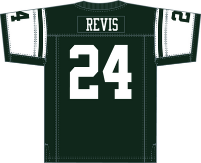 Mitchell & Ness Darrelle Revis New York Jets 2009 Hunter Green Dark Jersey