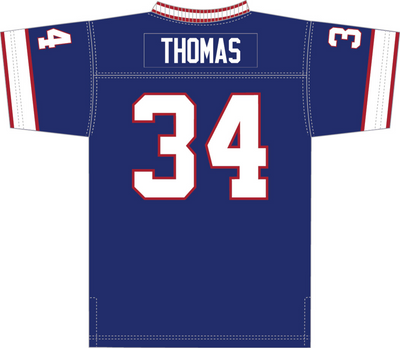 Mitchell & Ness Thurman Thomas Buffalo Bills 1990 Royal Legacy Jersey