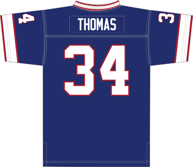 Mitchell & Ness Thurman Thomas Buffalo Bills 1990 Royal Legacy Jersey