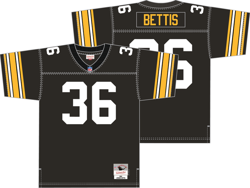 Mitchell & Ness Jerome Bettis Pittsburgh Steelers 1996 Black Legacy Jersey