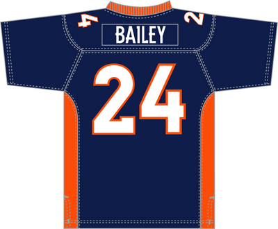 Mitchell & Ness Champ Bailey Denver Broncos 2006 Navy Legacy Jersey