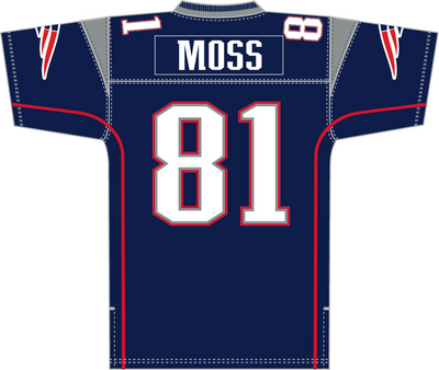 Mitchell & Ness Randy Moss New England Patriots 2007 Navy Legacy Jersey