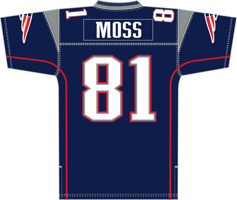 Mitchell & Ness Randy Moss New England Patriots 2007 Navy Legacy Jersey