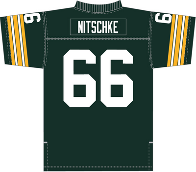 Mitchell & Ness Ray Nitschke Green Bay Packers 1966 Dark Green Legacy Jersey