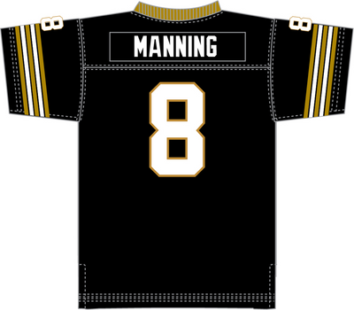 Mitchell & Ness Archie Manning Archie Manning New Orleans Saints 1979 Black Legacy Jersey