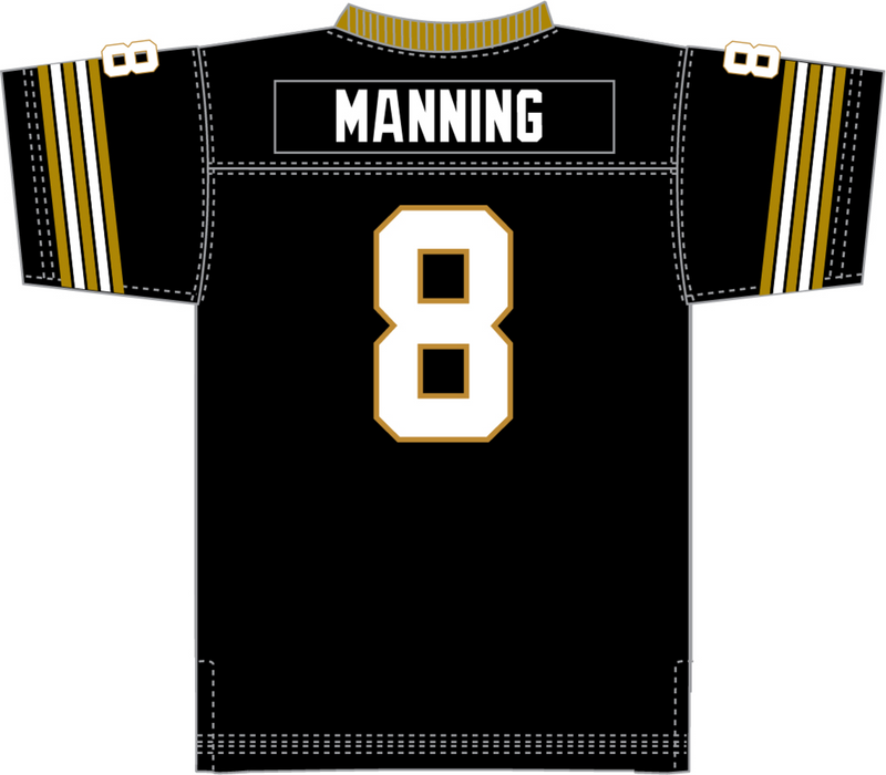 Mitchell & Ness Archie Manning New Orleans Saints 1979 Black Legacy Jersey