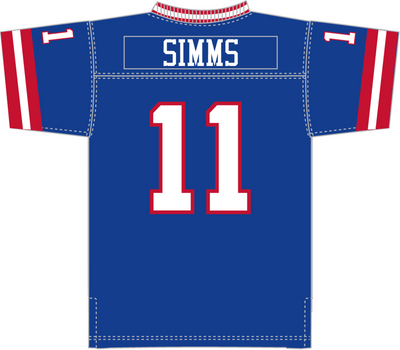 Mitchell & Ness Phil Simms New York Giants 1986 Royal Legacy Jersey