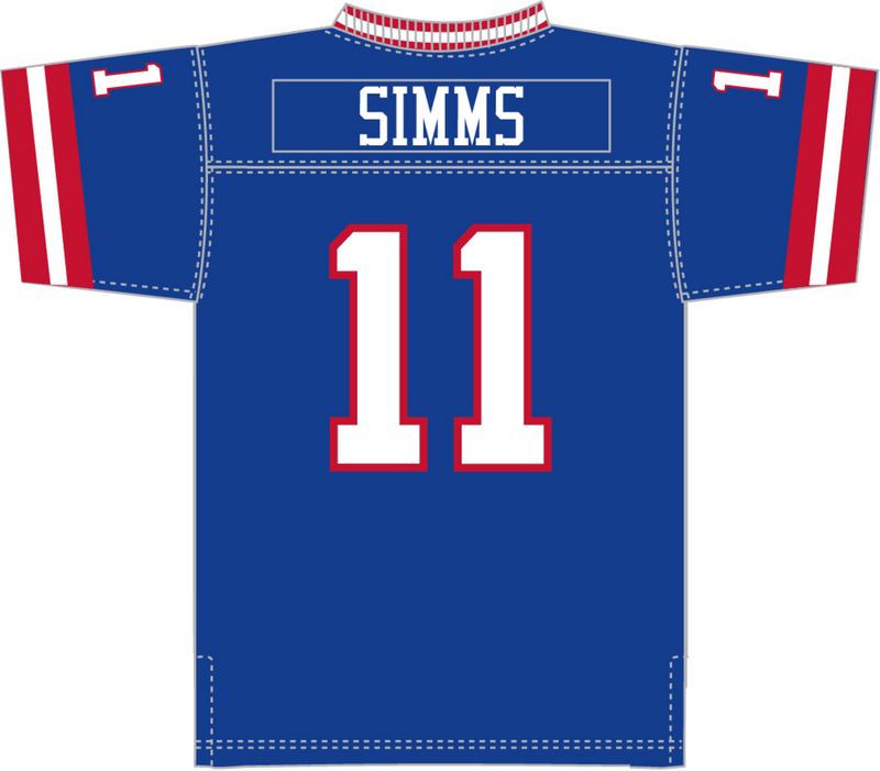 Mitchell & Ness Phil Simms New York Giants 1986 Royal Legacy Jersey