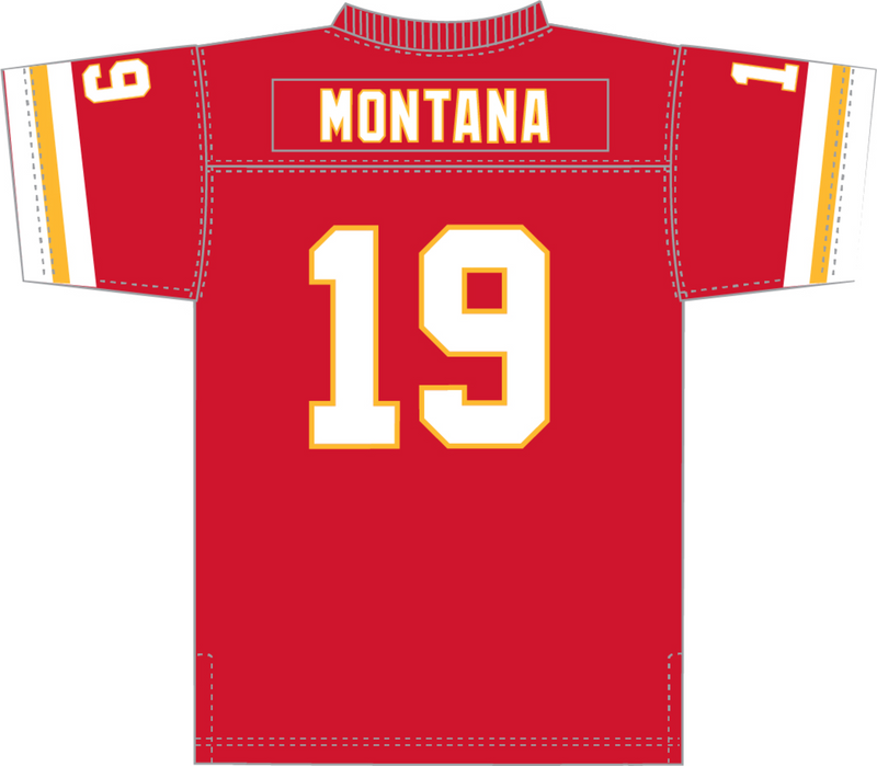 Mitchell & Ness Joe Montana Kansas City Chiefs 1994 Red Legacy Jersey