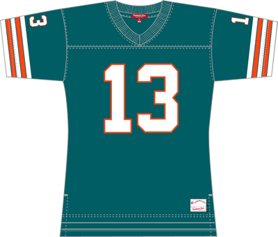 Mitchell & Ness Women's Dan Marino Miami Dolphins 1984 Dolphins Blue Legacy Jersey