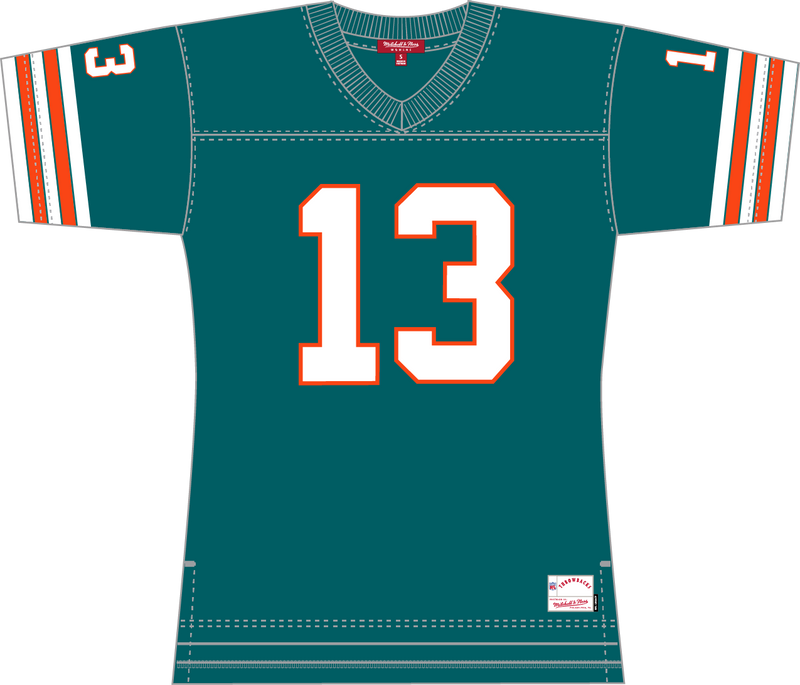 Mitchell & Ness Women's Dan Marino Miami Dolphins 1984 Dolphins Blue Legacy Jersey