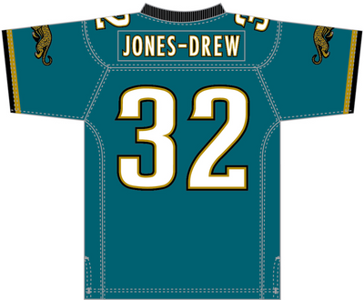 Mitchell & Ness Maurice Jones-Drew Jacksonville Jaguars 2008 Teal Legacy Jersey