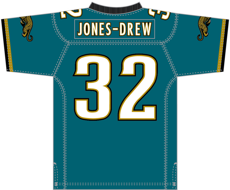Mitchell & Ness Maurice Jones-Drew Jacksonville Jaguars 2008 Teal Legacy Jersey
