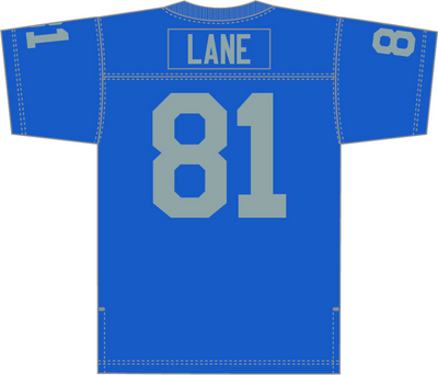 Mitchell & Ness Richard Lane Detroit Lions 1960 Detroit Blue Legacy Jersey