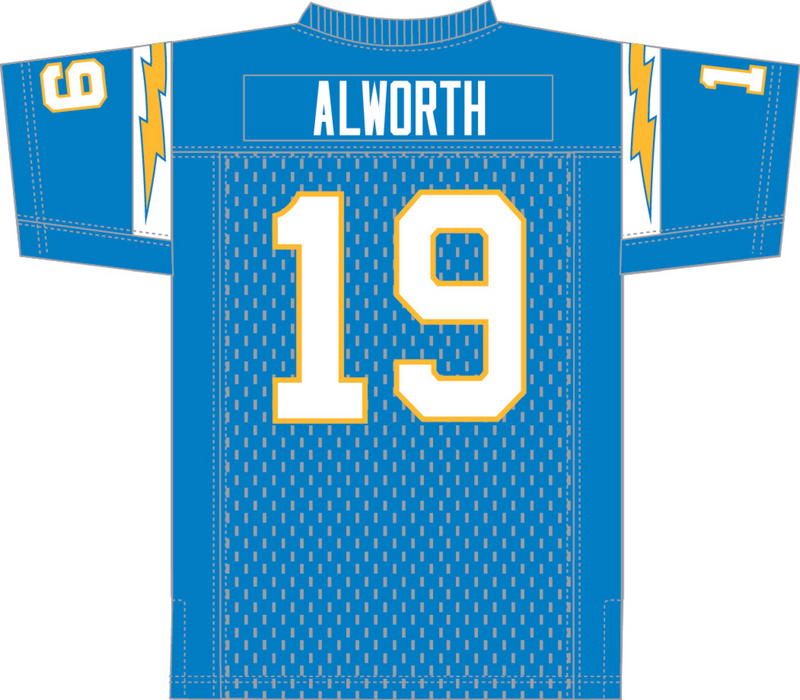 Mitchell & Ness Lance Alworth San Diego Chargers 1963 French Blue Legacy Jersey