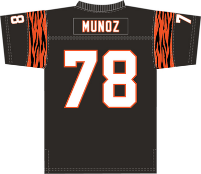 Mitchell & Ness Anthony Munoz Cincinnati Bengals 1989 Black Legacy Jersey