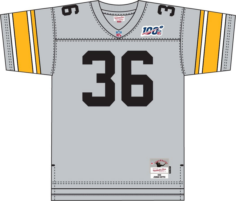 Mitchell & Ness Jerome Bettis Pittsburgh Steelers 1996 Platinum Legacy Jersey