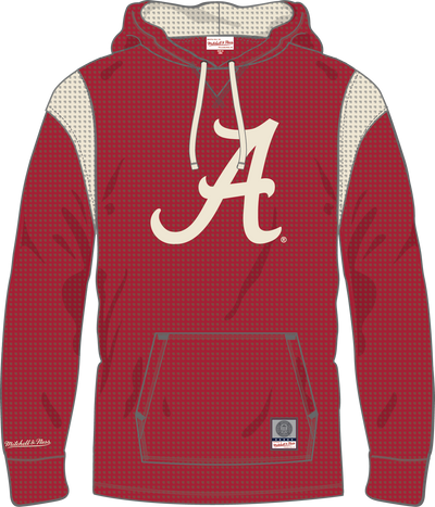 Mitchell & Ness Alabama Crimson Tide Crimson Thermal Lightweight Hoodie