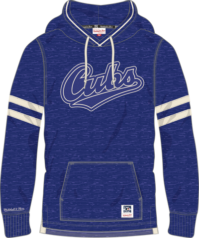 Mitchell & Ness Chicago Cubs Royal Gameday Classic Hooded Long Sleeve T-Shirt