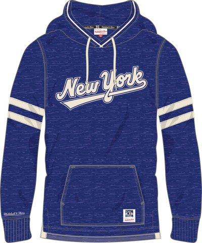 Mitchell & Ness New York Mets Royal Gameday Classic Hooded Long Sleeve T-Shirt