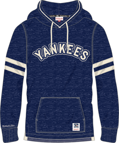Mitchell & Ness New York Yankees Navy Gameday Classic Hooded Long Sleeve T-Shirt