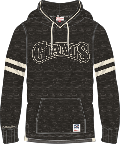 Mitchell & Ness San Francisco Giants Black Gameday Classic Hooded Long Sleeve T-Shirt