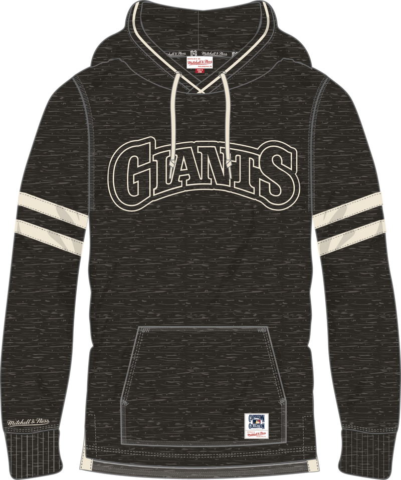 Mitchell & Ness San Francisco Giants Black Gameday Classic Hooded Long Sleeve T-Shirt