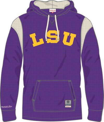 Mitchell & Ness LSU Tigers Purple Thermal Lightweight Hoodie