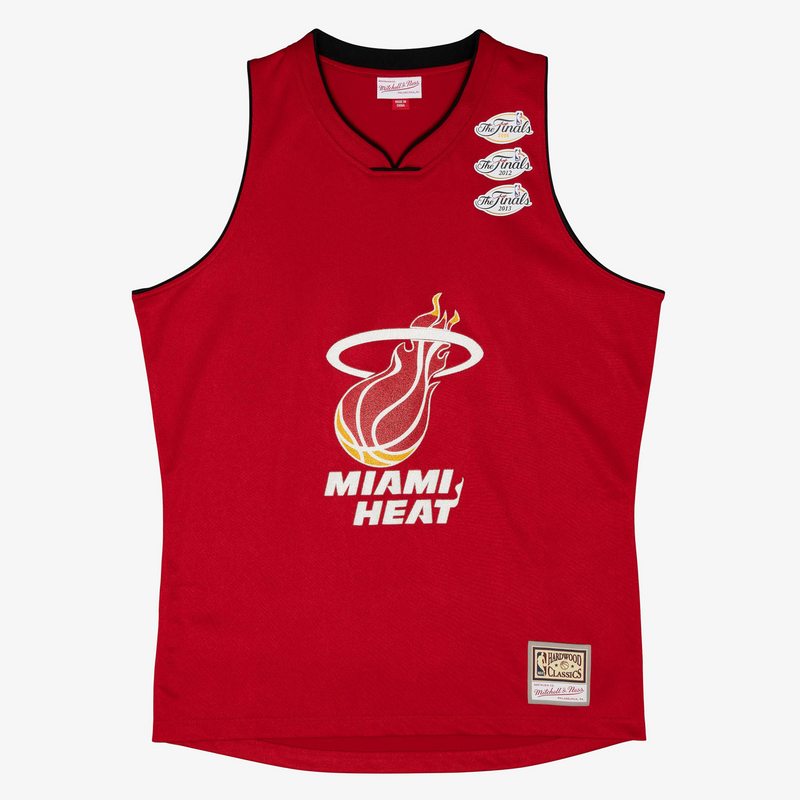 Mitchell & Ness Miami Heat Red My Towns Unknwn Fashion Jersey