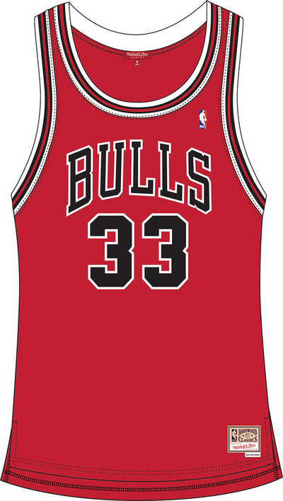 Mitchell & Ness Women's Scottie Pippen Chicago Bulls 1997 Red Swingman Jersey