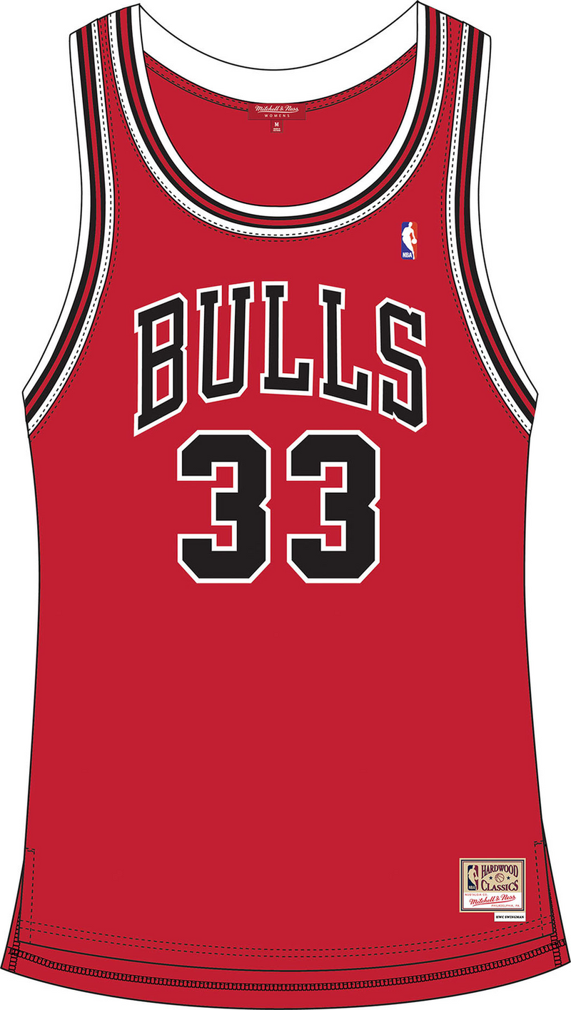 Mitchell & Ness Women's Scottie Pippen Chicago Bulls 1997 Red Swingman Jersey
