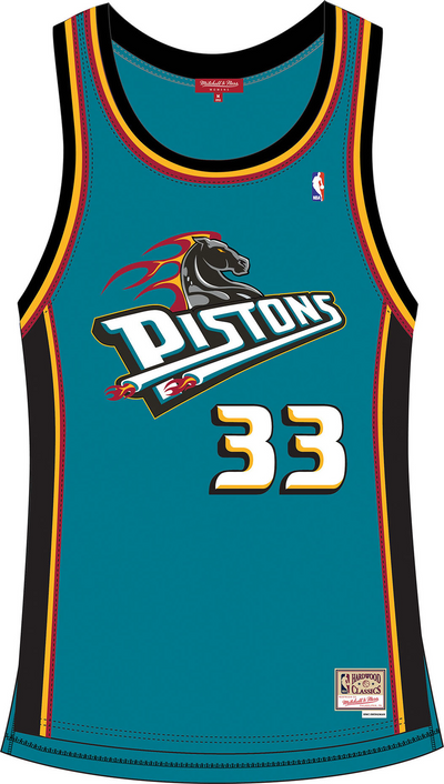 Mitchell & Ness Women's Grant Hill Grant Hill Detroit Pistons 1998 Teal Swingman Jersey
