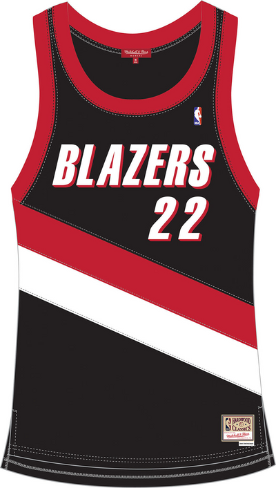 Mitchell & Ness Women's Clyde Drexler Portland Trail Blazers 1991 Black Swingman Jersey