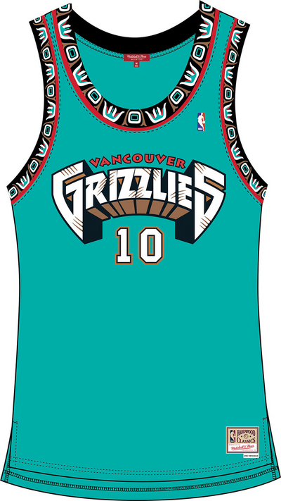 Mitchell & Ness Women's Mike Bibby Vancouver Grizzlies 1998 Grizzlies Teal Swingman Jersey