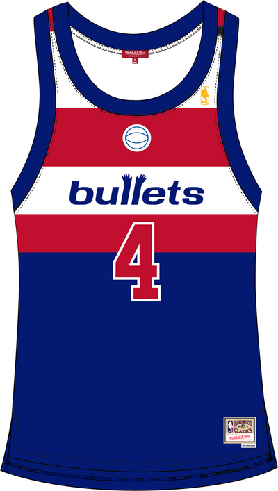 Mitchell & Ness Women's Chris Webber Washington Bullets 1996 Blue Swingman Jersey