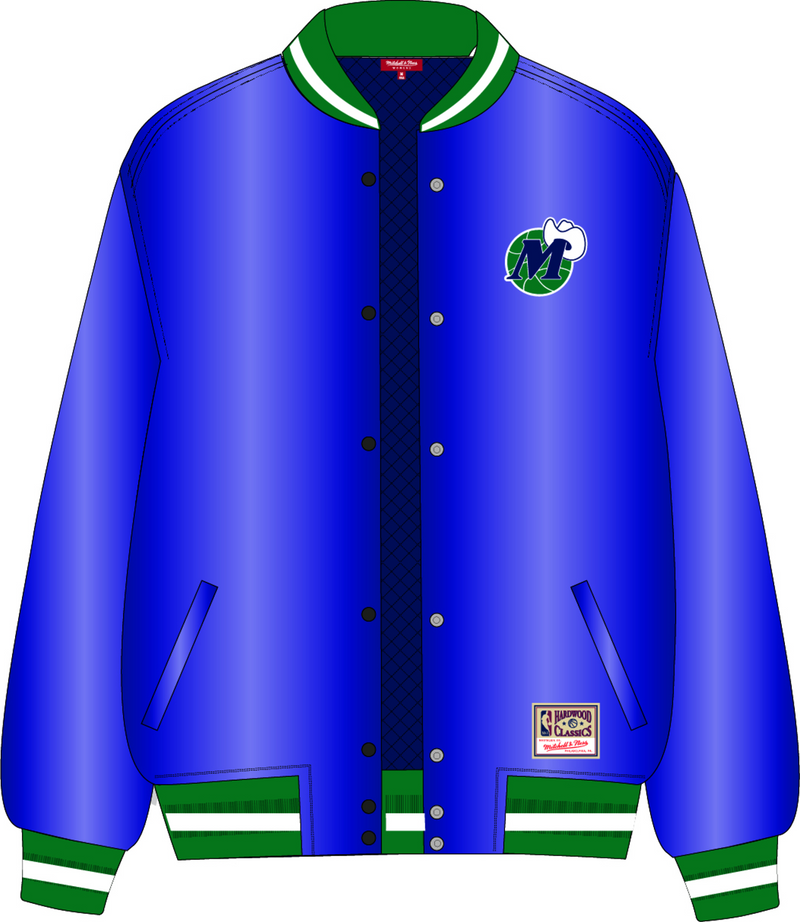 Mitchell & Ness Women's Dallas Mavericks Blue Puffer Jacket