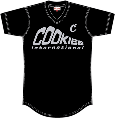Mitchell & Ness Black M&N x Cookies Batting Practice Mesh Jersey